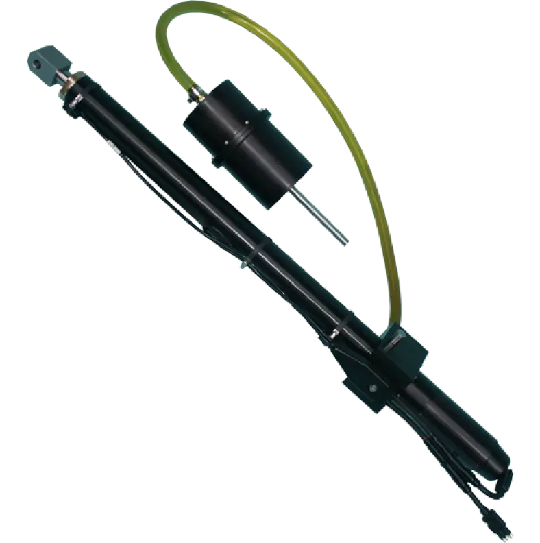 Tecnadyne subsea linear actuator product photograph.